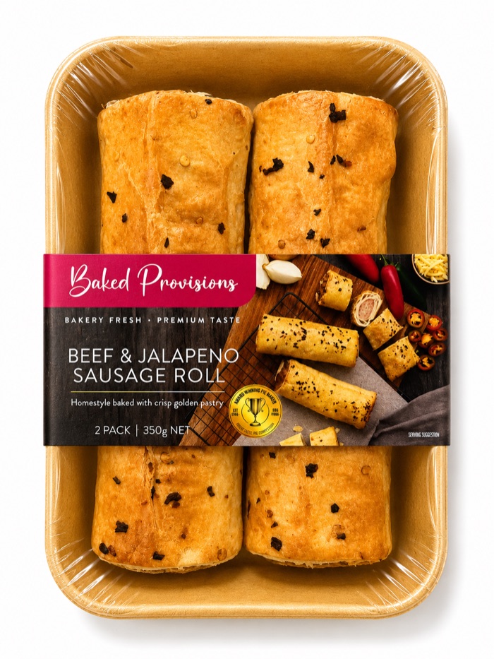 Beef & Jalapeno Sausage Roll