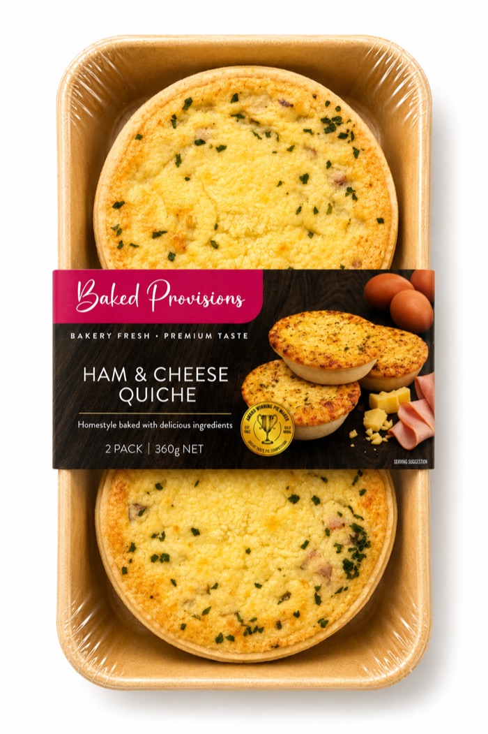 Ham & Cheese Quiche